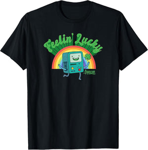 Adventure Time St. Patrick's Day BMO Rainbow Feelin' Lucky