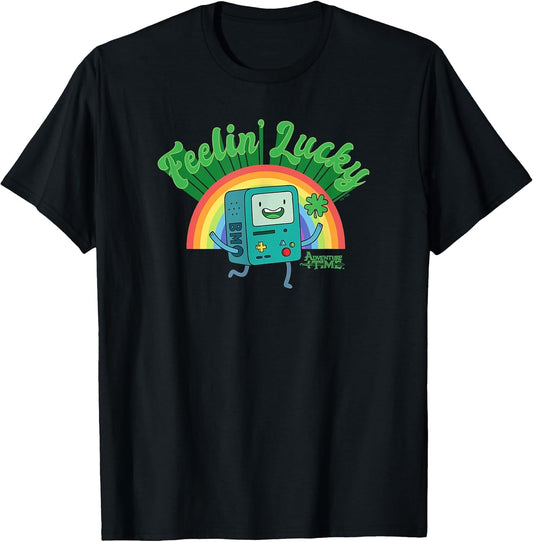 Adventure Time St. Patrick's Day BMO Rainbow Feelin' Lucky