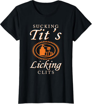 Women Sucking Tits Licking Funny Adult Joke Saying Quote