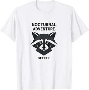 Nocturnal Adventure Seeker Raccoon Design