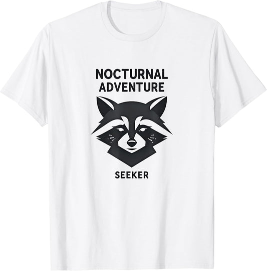 Nocturnal Adventure Seeker Raccoon Design