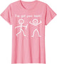 I've Got Your Back Funny Stick Figure Humor