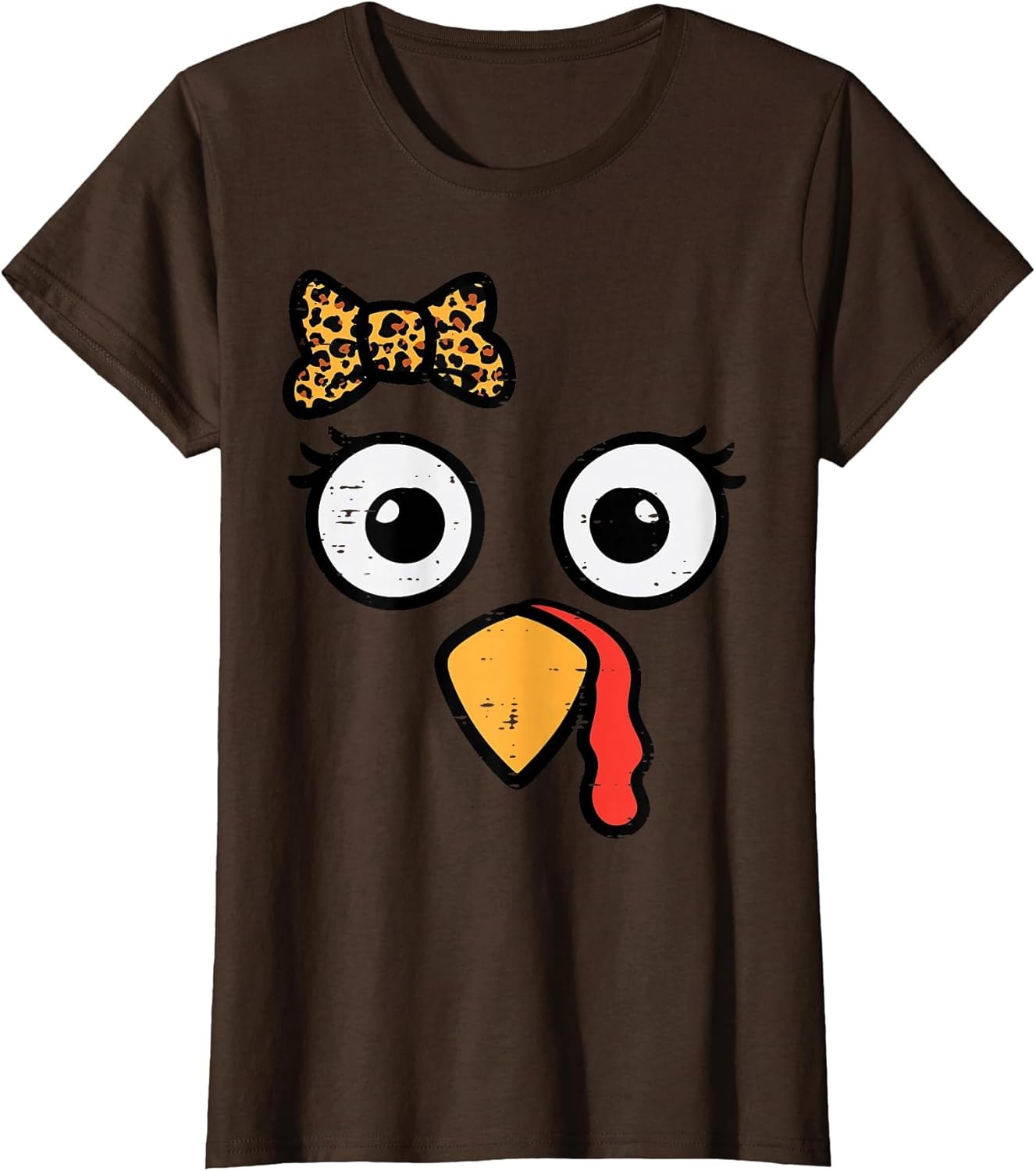 Thanksgiving Turkey Head Ribbon Women Girls Kids Teens Youth