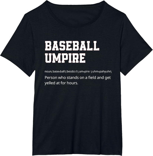 Funny Baseball Umpire Shirts Umpire Definition