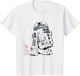 Kids Star Wars R2-D2 Japan Sumi-e Ink Wash Painting Style