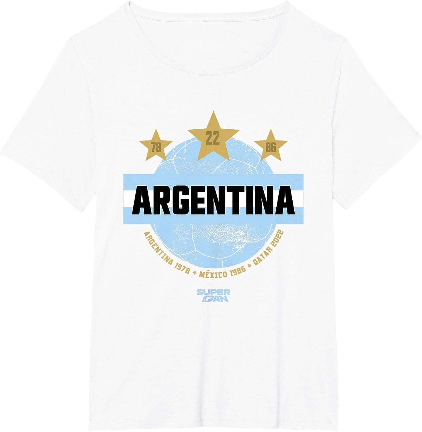 Superfan - Argentina Champions Stars Soccer Design