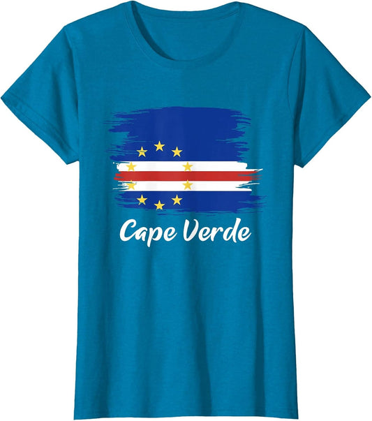 Cape Verde Vintage Flag