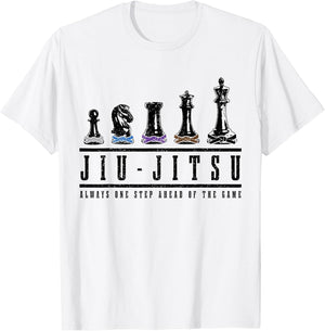 Jiu Jitsu Chess Pieces Black Belt MMA Mixed Martial Arts