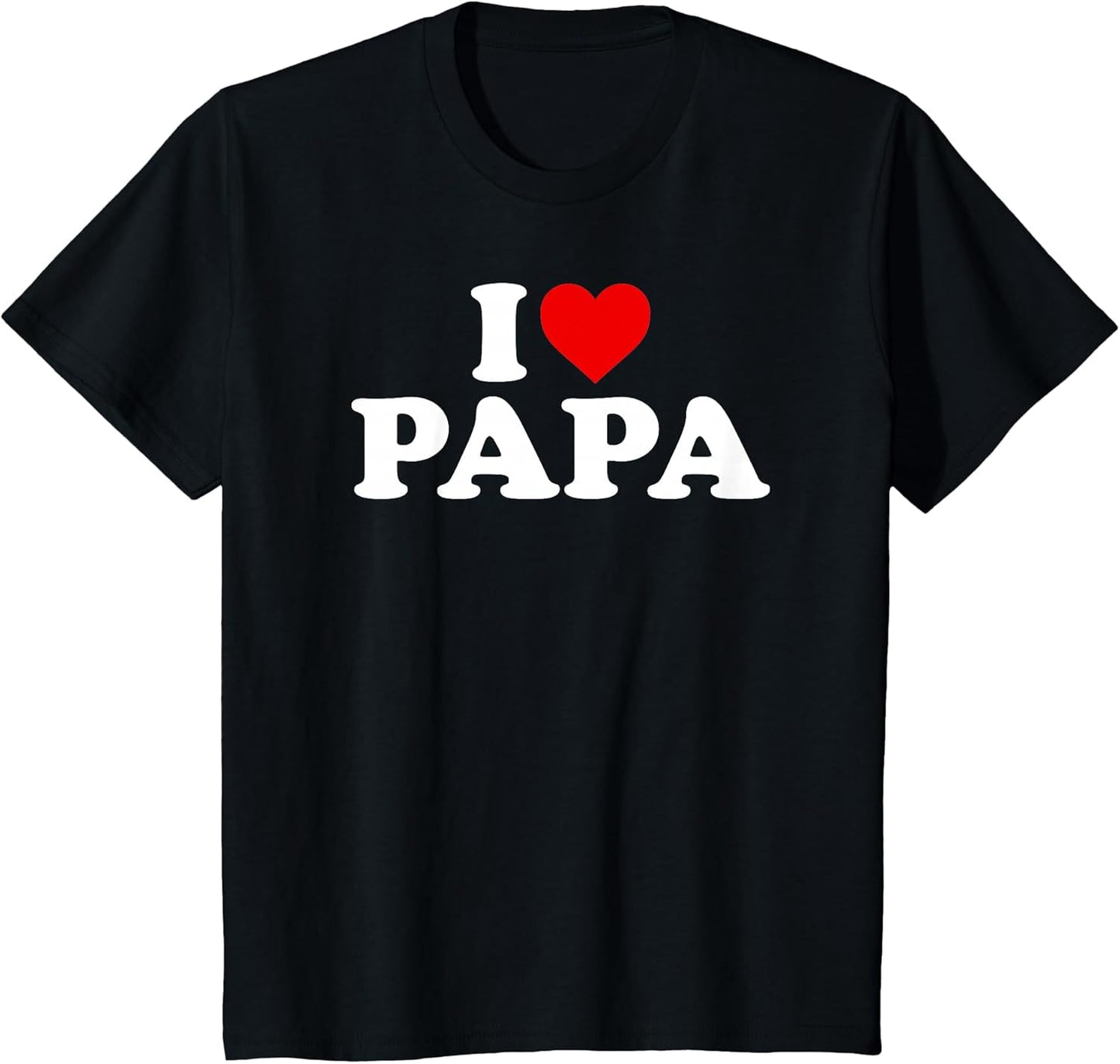 I Love Papa Shirt for Boy Girl Toddler Children Youth