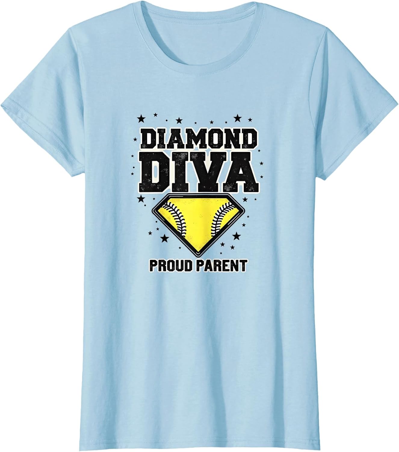 Diamond Diva Proud Parent Softball Mom Design