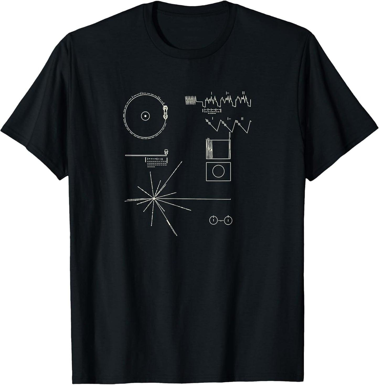 Voyager Golden Record NASA T Shirt