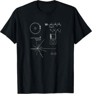 Voyager Golden Record NASA T Shirt