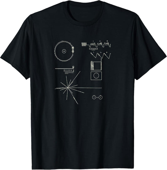 Voyager Golden Record NASA T Shirt