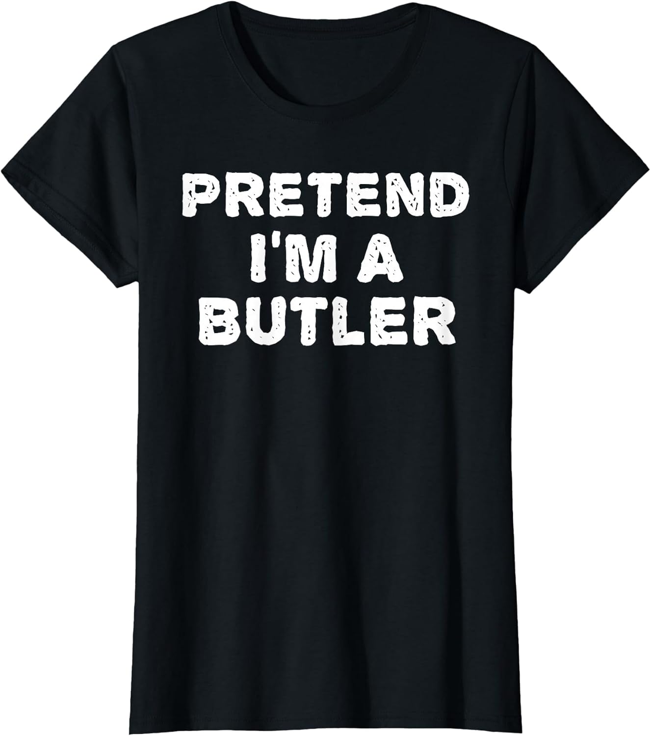 Pretend I'm A Butler Funny Halloween DIY Costume