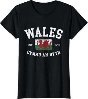 Wales Flag Cymru Am Byth Welsh Dragon Banner Welshman