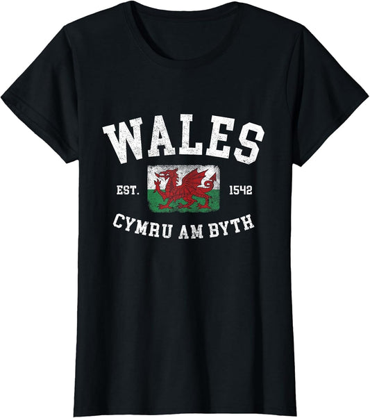 Wales Flag Cymru Am Byth Welsh Dragon Banner Welshman