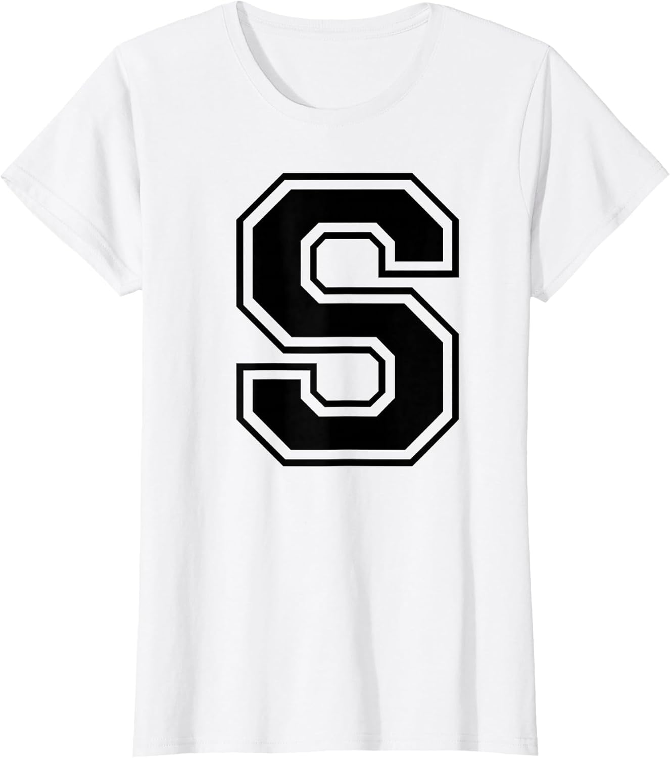 Letter S Capital Alphabet College Varsity Monogram Club