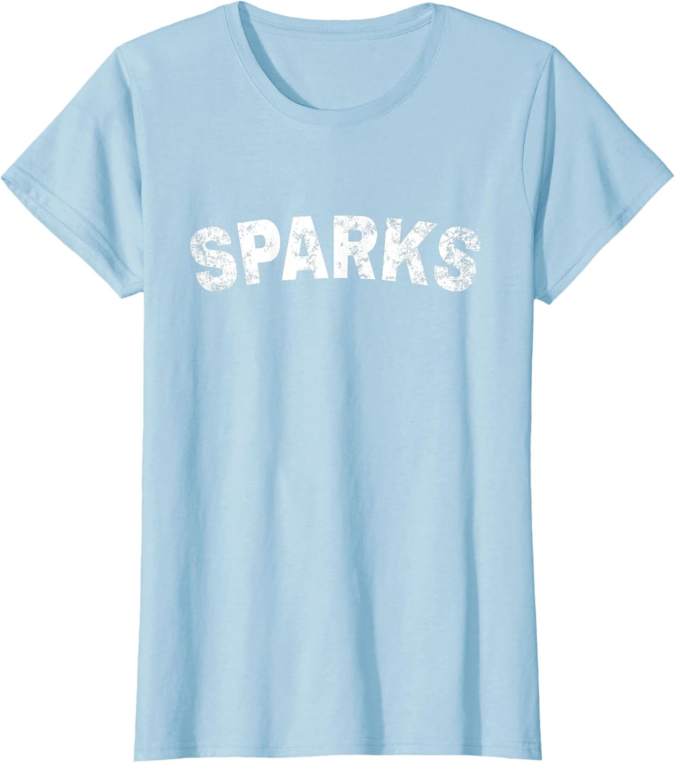 Vintage Sparks White Text Apparel