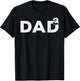 Dad Cubed Shirt Men Dad of Three Fathers Day