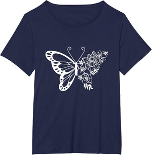 Butterfly Flowers Art