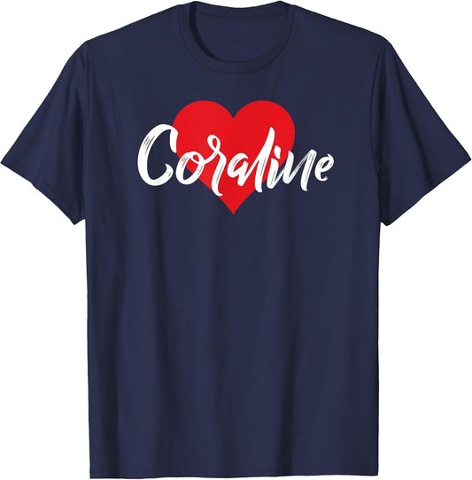I Love Coraline First Name I Heart Named
