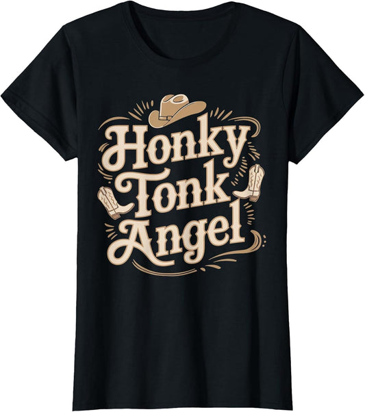 Honky Tonk Angel Western Farm Musician Honky Tonk
