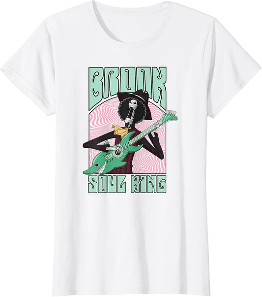 One Piece Anime Soul King Brook Groovy Guitar Concert