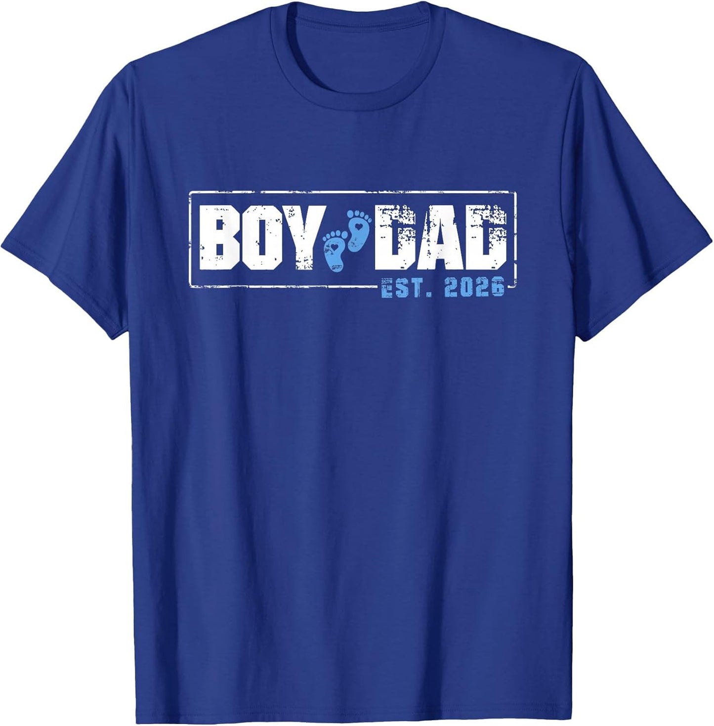 Boy Dad Est 2026 Baby Reveal New Boy Daddy First Fathers Day