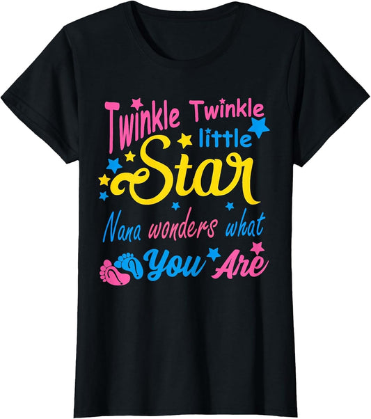 Twinkle Little Star Nana Wonders What You are Gender Reveal