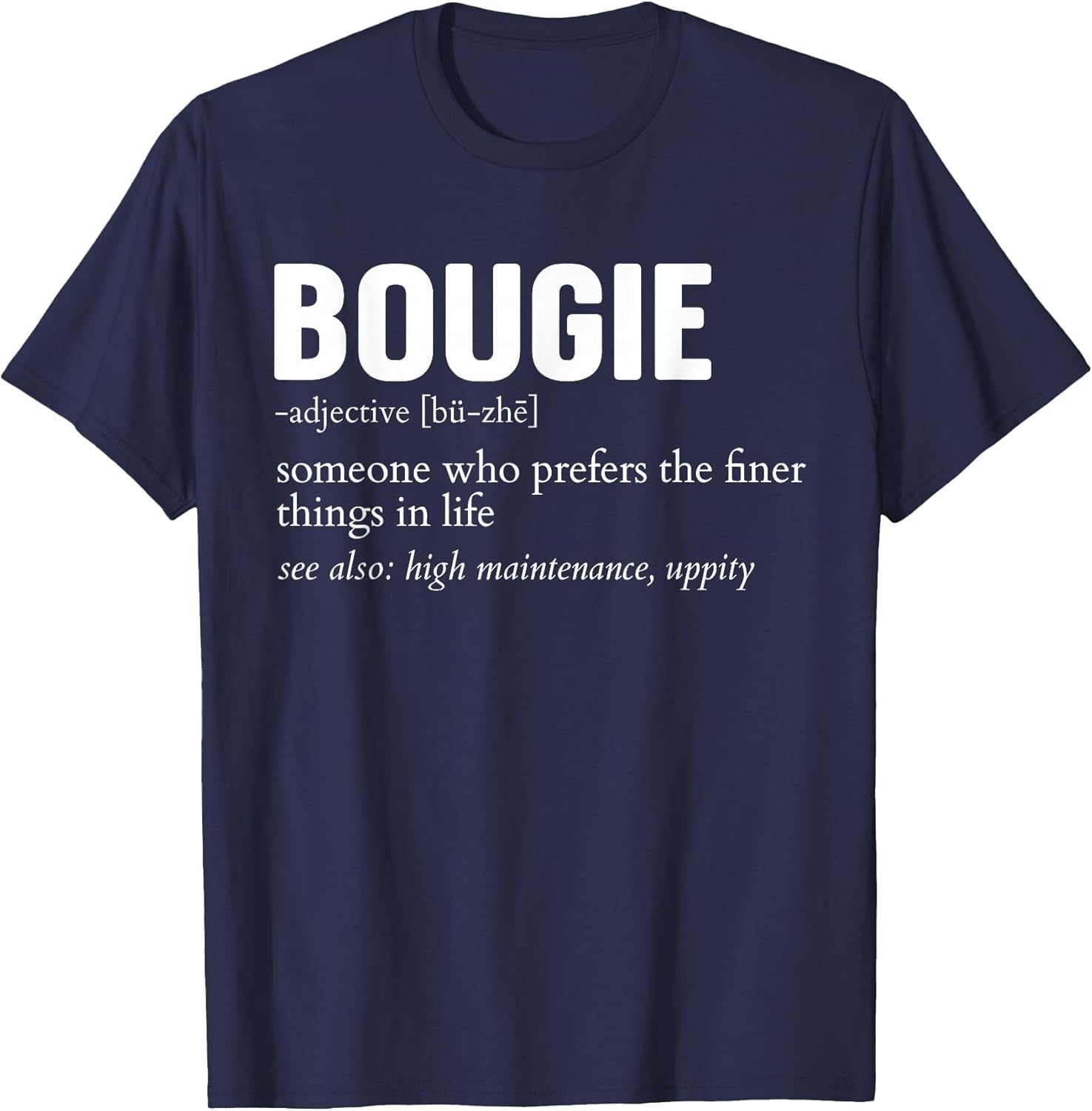 Bougie Definition Funny Apparel Men Women