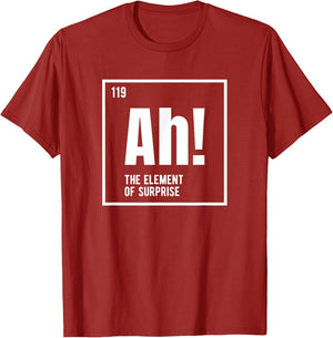 Ah The Element of Surprise Funny Chemistry Science Humor