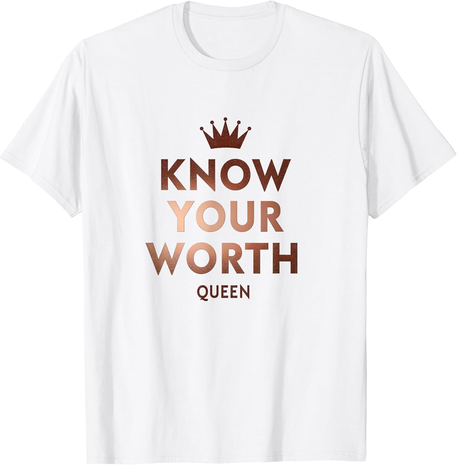 Know Your Worth Queen Empowerment Design