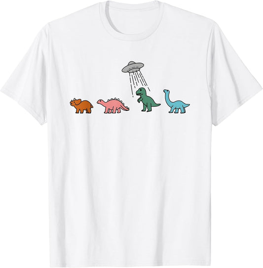 Dinosaur Alien UFO Funny Women