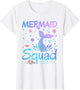Mermaid Squad Birthday Girls Matching Family Party Themed