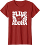 Vintage Live Aloha State Hawaiian Islands Shaka Hawaii Maui