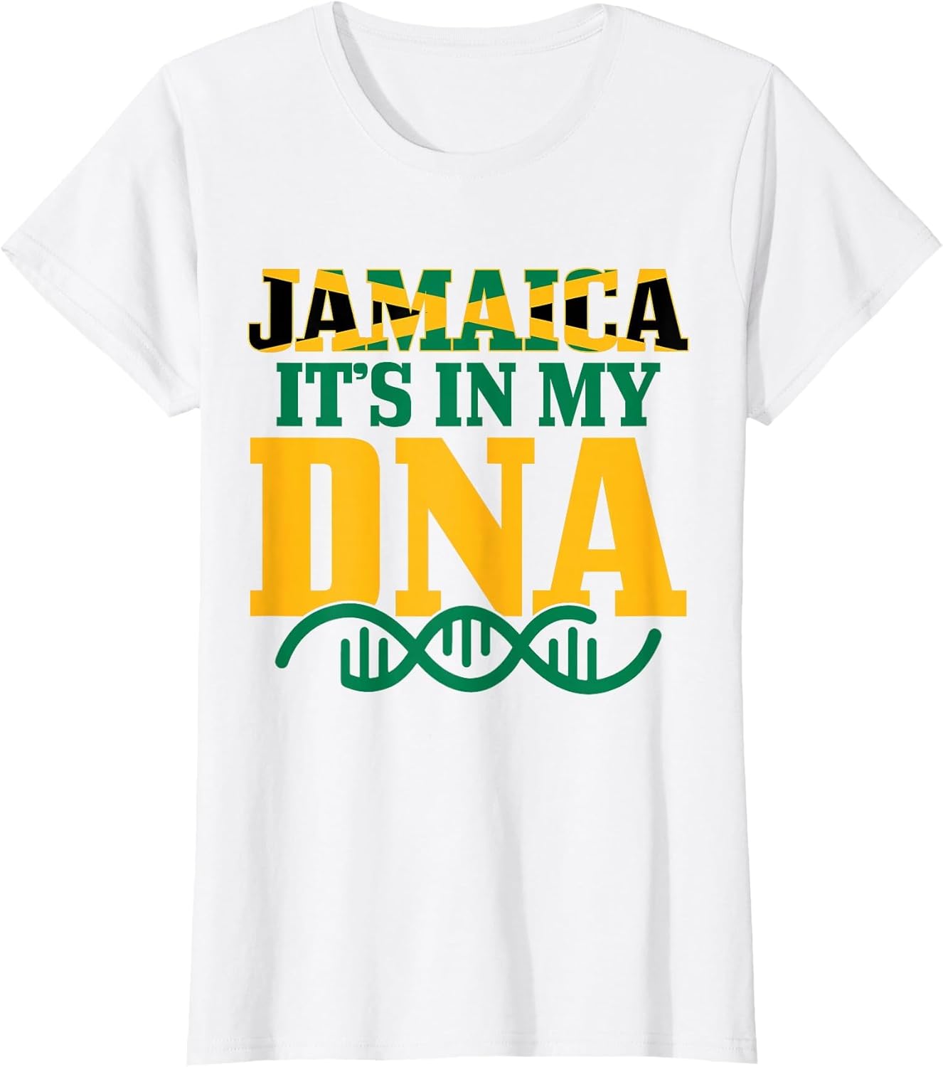 Jamaica It's in My DNA Jamaican Flag Pride