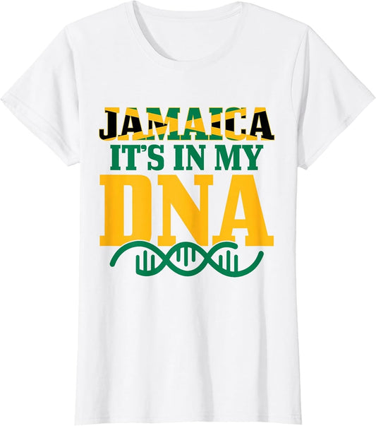 Jamaica It's in My DNA Jamaican Flag Pride