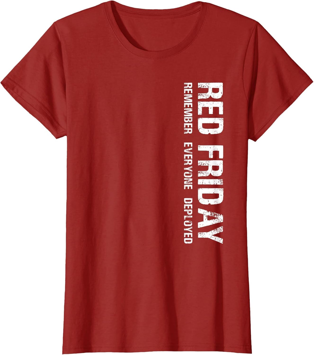 On Fridays We Wear Red Soldiers Veterans Day and Friday RED