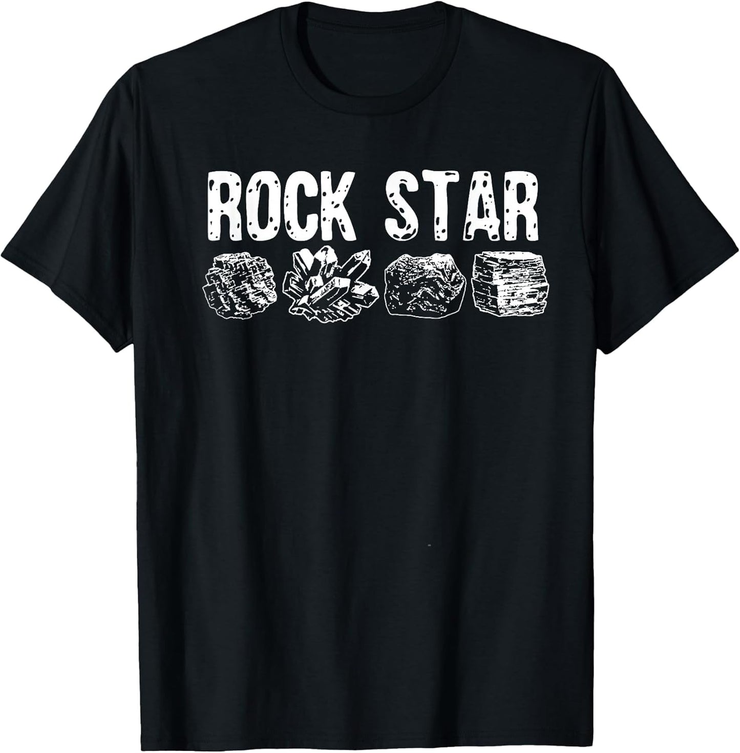 Funny Geology Pun Rock Star Quartz Gems Collecting Rocks