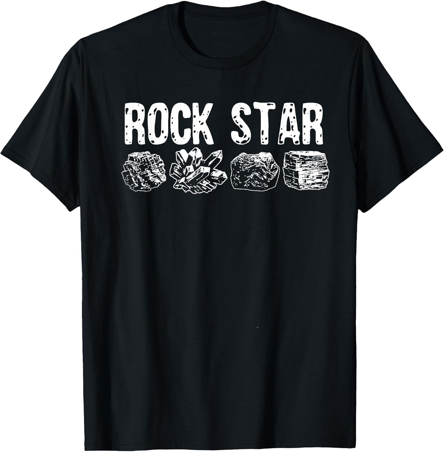 Funny Geology Pun Rock Star Quartz Gems Collecting Rocks