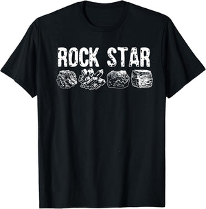 Funny Geology Pun Rock Star Quartz Gems Collecting Rocks