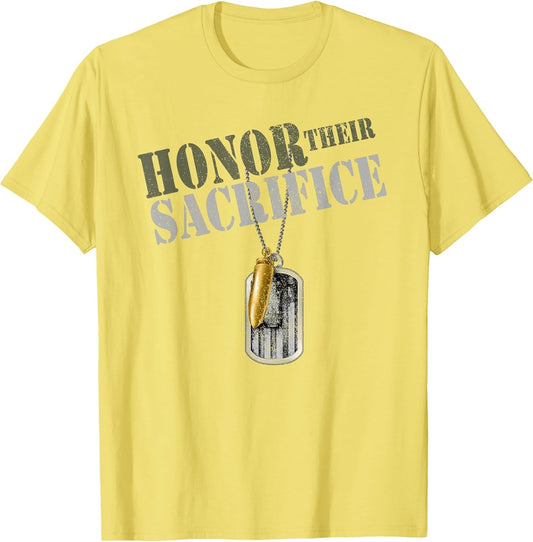 Honor Her Sacrifice Army Veteran Design
