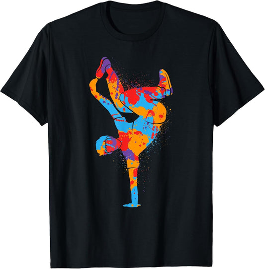 Breakdancing Colorful Street Dancing Boys Men Breakdancer