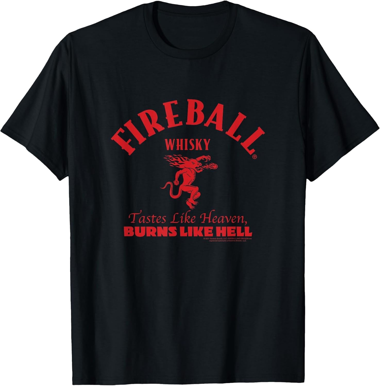 Fireball Cinnamon Whisky Tastes Like Heaven Burns Like Hell