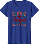 Chingona Since Birth Mexican Folk Art Eagle Floral Top