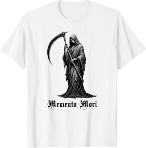 Grim Reaper Memento Mori Gothic Cloaked Skeleton Goth Design