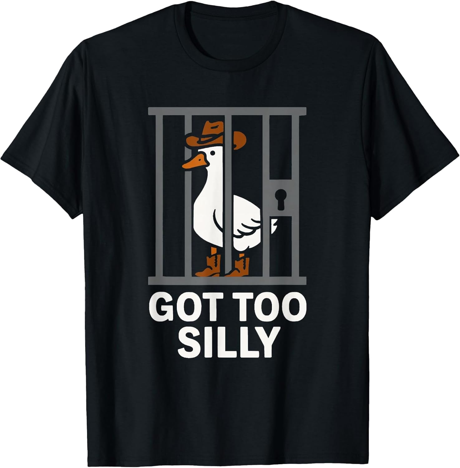 Got Too Silly Cowboy Goose Funny Meme Design