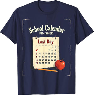 Last Day of School Finished Calendar Teacher Design