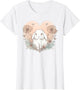 Cute Holland Lop Rabbit Dandelion Floral Watercolor Bunny