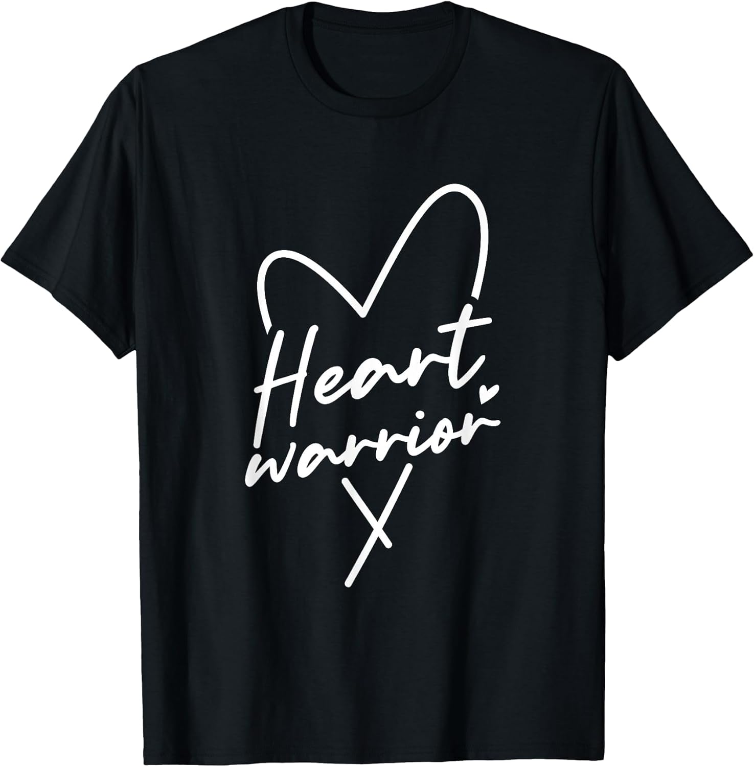 Heart Warrior Heart Disease Awareness Design Men
